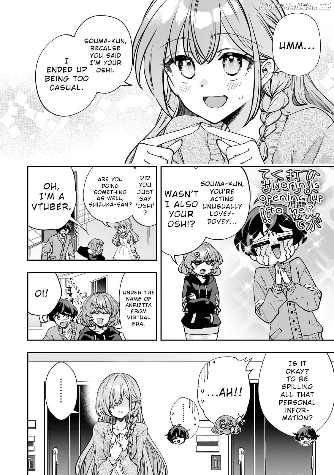 Net no "Oshi" to Real no "Oshi" ga Tonari ni Hikkoshite Kita Chapter 6 - page 8