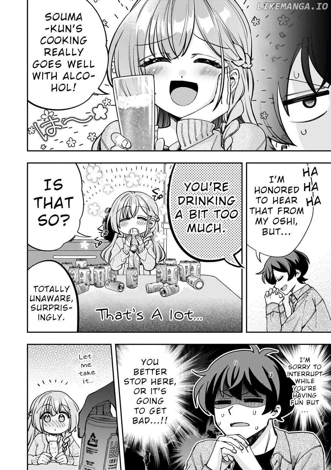 Net no "Oshi" to Real no "Oshi" ga Tonari ni Hikkoshite Kita Chapter 7 - page 2