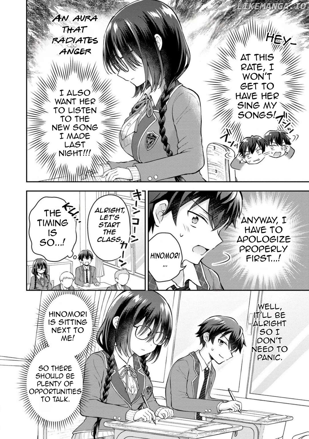 Tonari no Seki no Inkya Joshi ga Oshi Utai Datta ~Ore no Kyoku wo Uttatekure!~ Chapter 3.1 - page 5