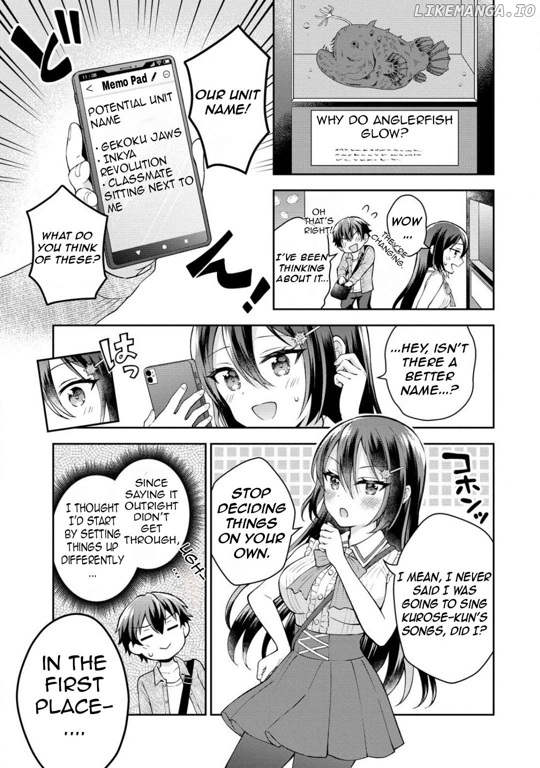 Tonari no Seki no Inkya Joshi ga Oshi Utai Datta ~Ore no Kyoku wo Uttatekure!~ Chapter 4.1 - page 9