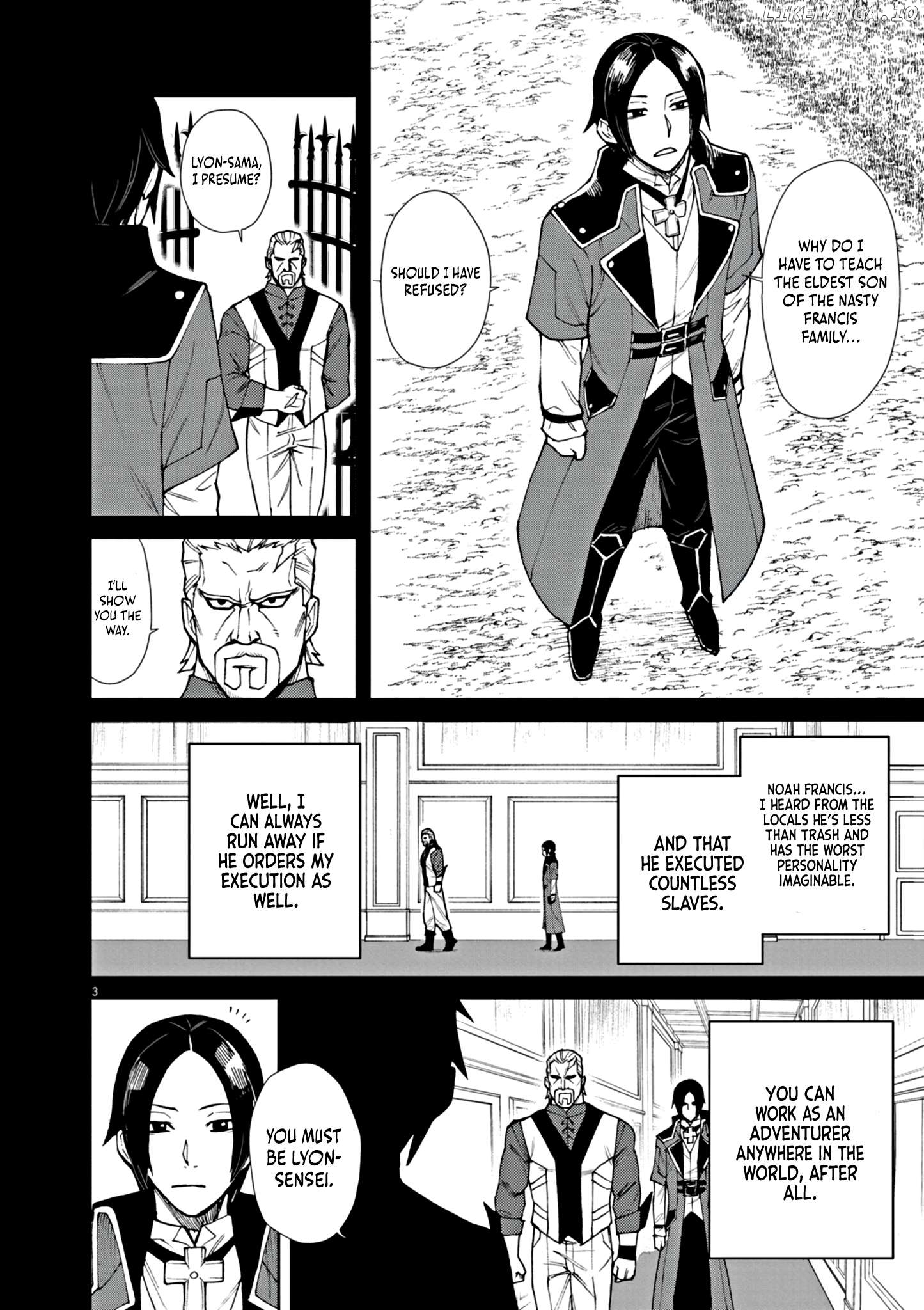 I Was Reincarnated as an Evil Noble in a Game and Became Unparalleled With My Overpowered Muscles Chapter 3 - page 4