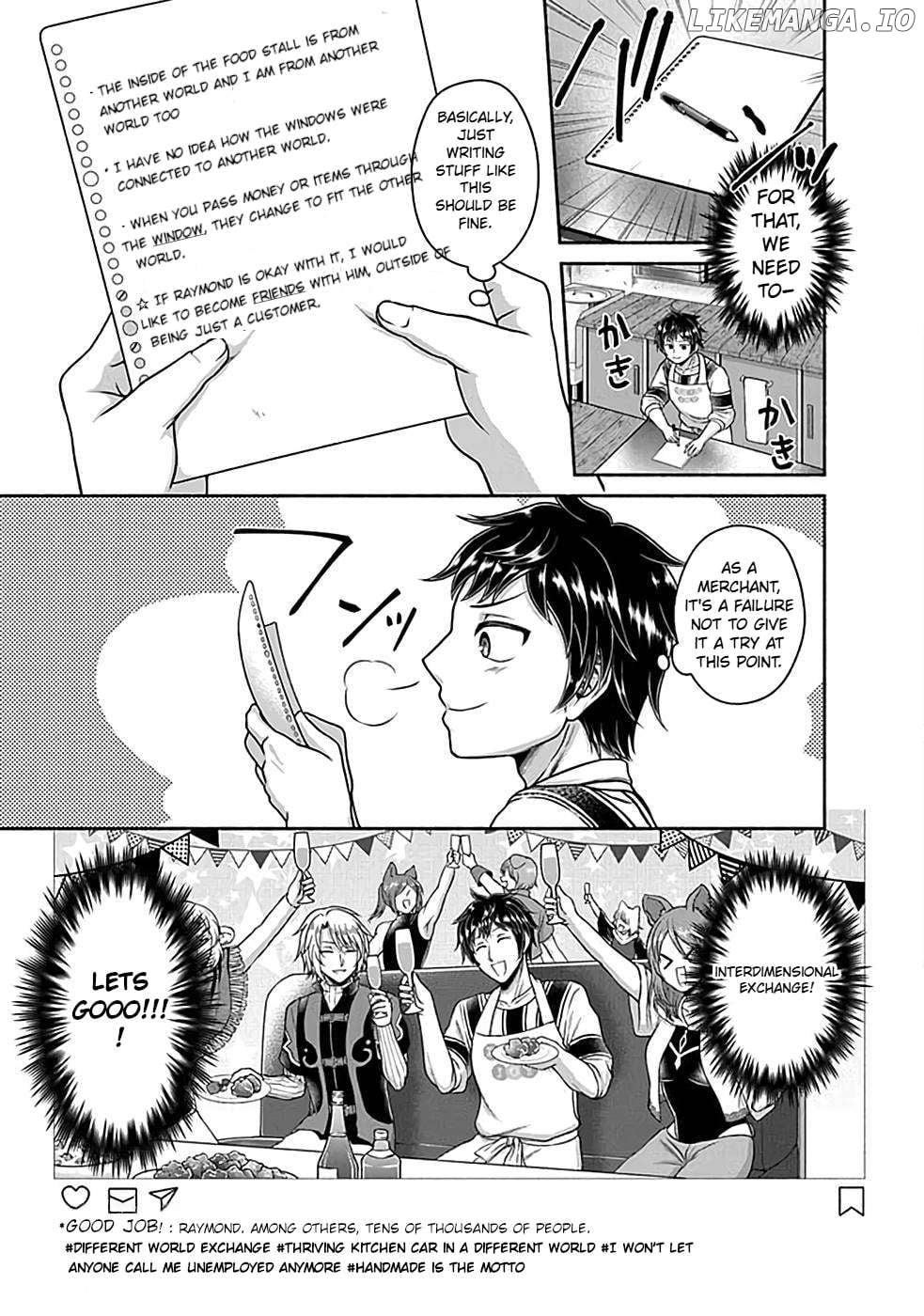 Kitchen Car "Deli-joy" - Shasou Kara Isekai e Umaimono Mitsuyu Hanbaichuu! Chapter 2.2 - page 4