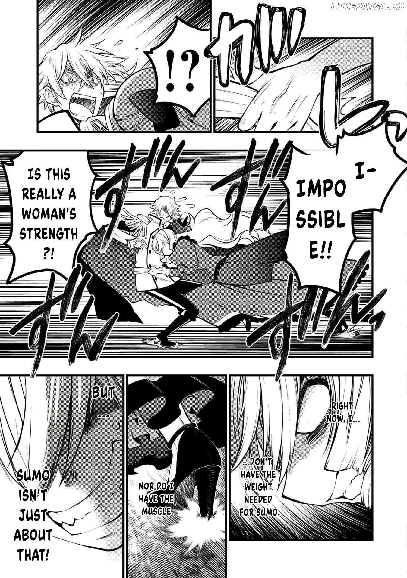 Oozumou Reijou ~Seijo ni Hirateuchi wo Kuratta Shunkan Sumou Budatta Zense wo Omoidashita Akuyaku Reijou no Watashi wa sute Neko Ouji ni Chanko wo Furumaitai Haadosukoidosukoi~ Chapter 1 - page 18