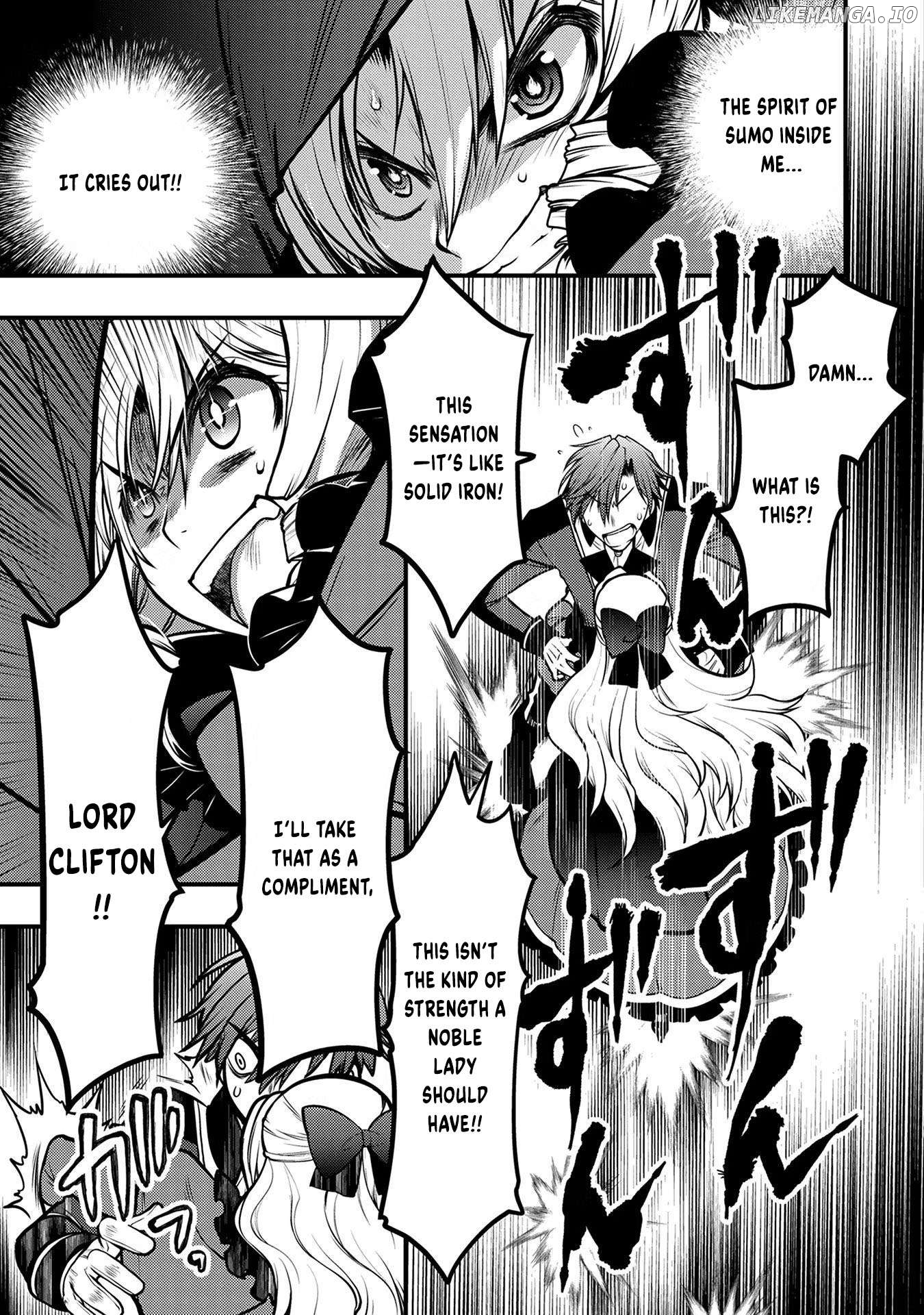 Oozumou Reijou ~Seijo ni Hirateuchi wo Kuratta Shunkan Sumou Budatta Zense wo Omoidashita Akuyaku Reijou no Watashi wa sute Neko Ouji ni Chanko wo Furumaitai Haadosukoidosukoi~ Chapter 1 - page 24