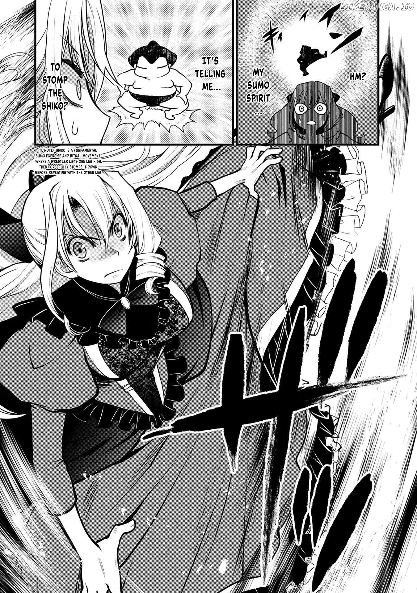 Oozumou Reijou ~Seijo ni Hirateuchi wo Kuratta Shunkan Sumou Budatta Zense wo Omoidashita Akuyaku Reijou no Watashi wa sute Neko Ouji ni Chanko wo Furumaitai Haadosukoidosukoi~ Chapter 1 - page 29