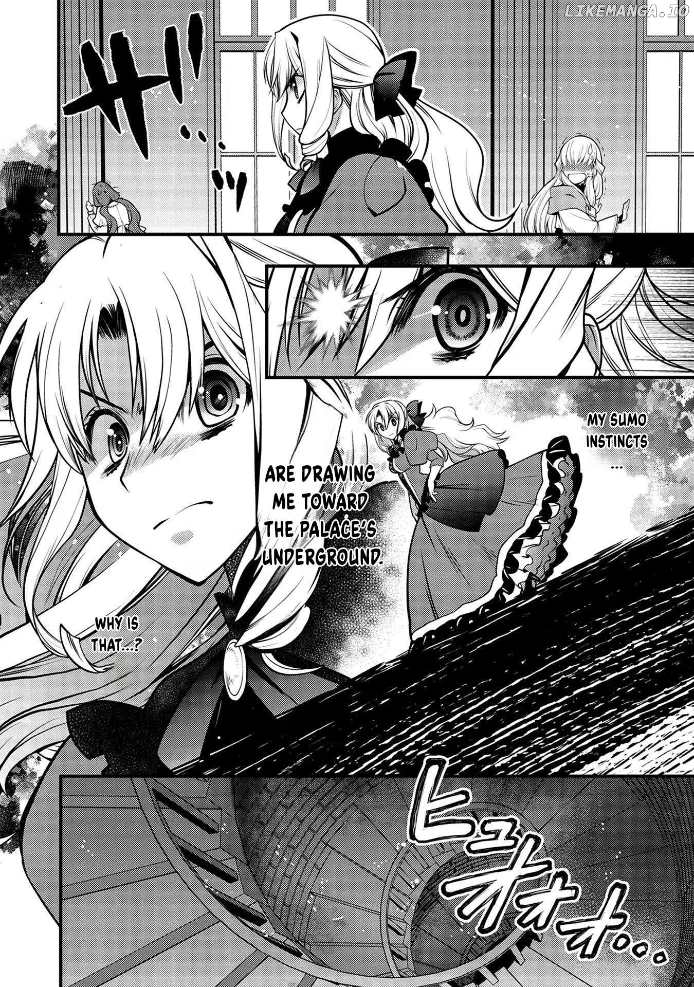 Oozumou Reijou ~Seijo ni Hirateuchi wo Kuratta Shunkan Sumou Budatta Zense wo Omoidashita Akuyaku Reijou no Watashi wa sute Neko Ouji ni Chanko wo Furumaitai Haadosukoidosukoi~ Chapter 1 - page 41