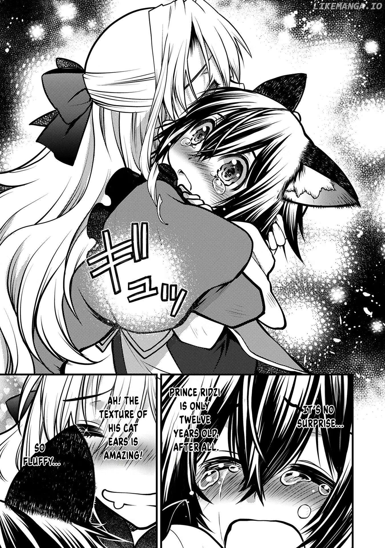 Oozumou Reijou ~Seijo ni Hirateuchi wo Kuratta Shunkan Sumou Budatta Zense wo Omoidashita Akuyaku Reijou no Watashi wa sute Neko Ouji ni Chanko wo Furumaitai Haadosukoidosukoi~ Chapter 2 - page 34