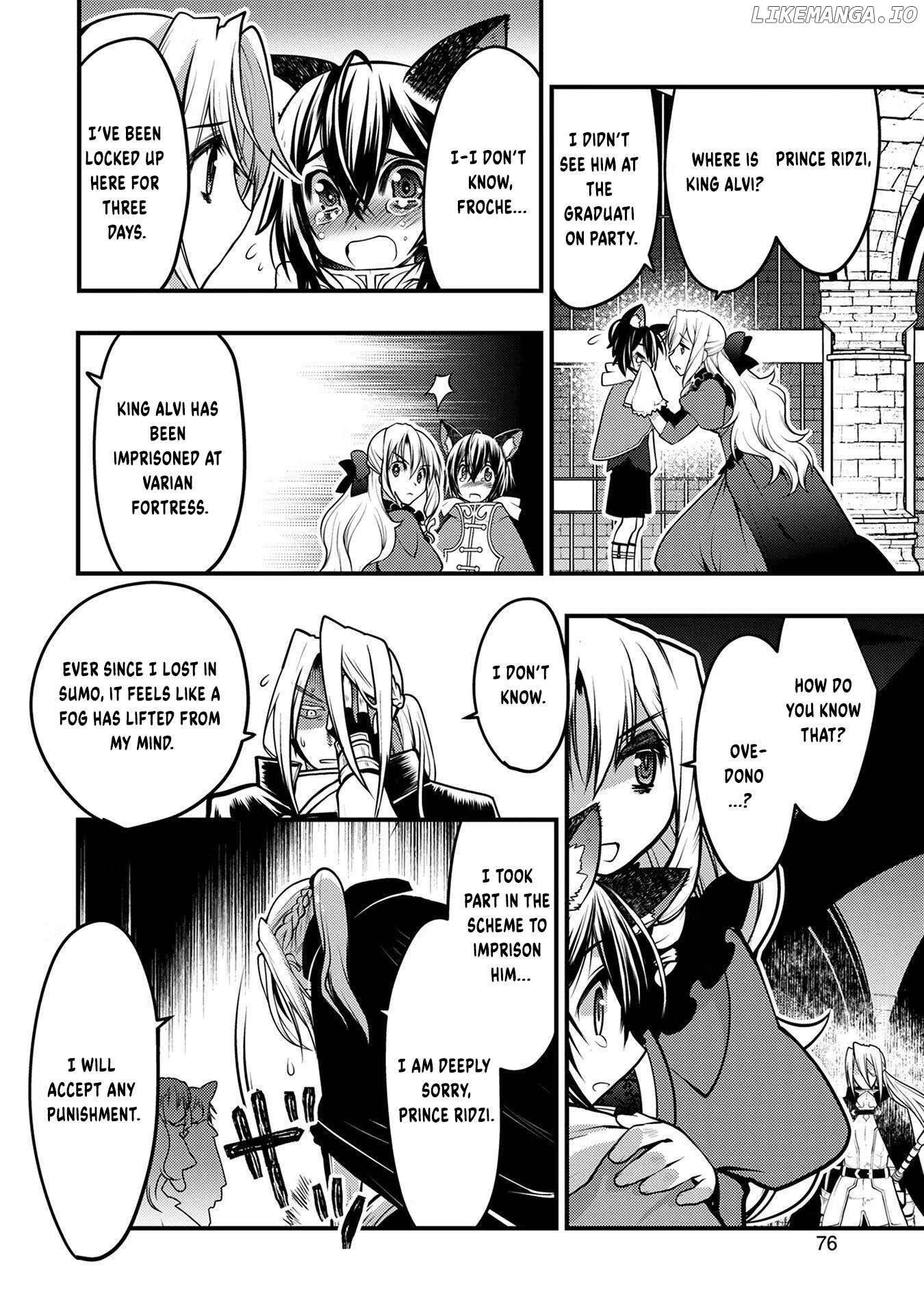 Oozumou Reijou ~Seijo ni Hirateuchi wo Kuratta Shunkan Sumou Budatta Zense wo Omoidashita Akuyaku Reijou no Watashi wa sute Neko Ouji ni Chanko wo Furumaitai Haadosukoidosukoi~ Chapter 2 - page 35