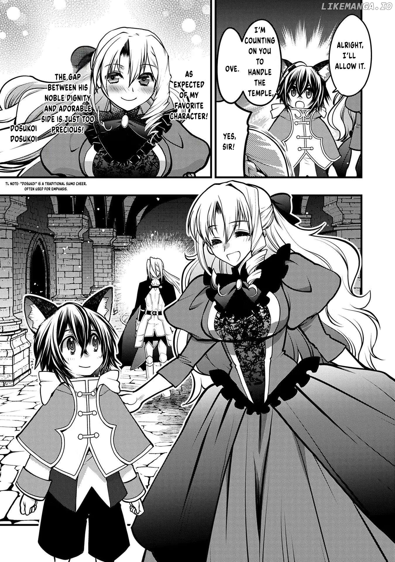 Oozumou Reijou ~Seijo ni Hirateuchi wo Kuratta Shunkan Sumou Budatta Zense wo Omoidashita Akuyaku Reijou no Watashi wa sute Neko Ouji ni Chanko wo Furumaitai Haadosukoidosukoi~ Chapter 2 - page 38