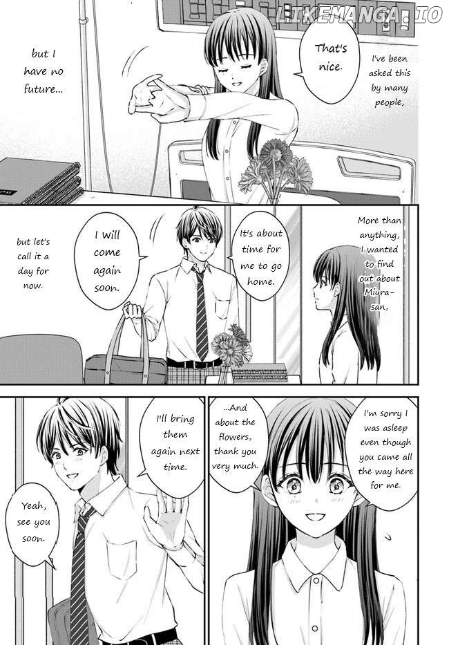 Yomei Ichinen to Senkokusareta Boku ga, Yomei Hantoshi no Kimi to Deatta Hanashi Chapter 3 - page 30