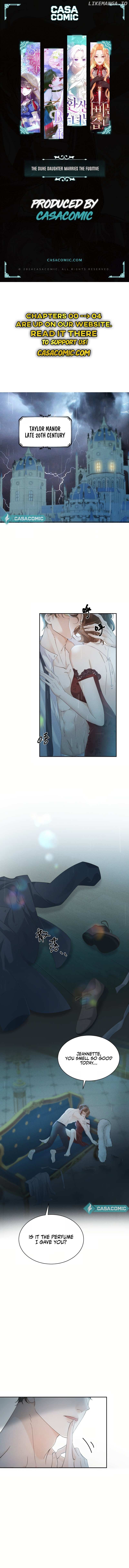 The Duke’s Daughter’s Flash Marriage with a Fugitive Chapter 0.5 - page 1