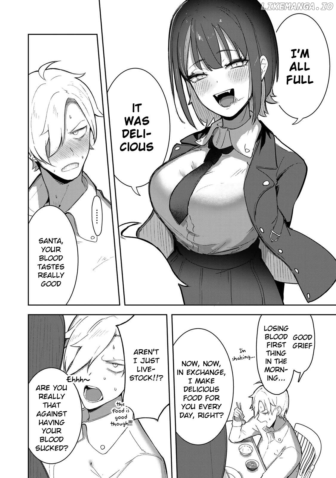 Kyuuketsuki-san wa Chitoraretai Chapter 1 - page 6
