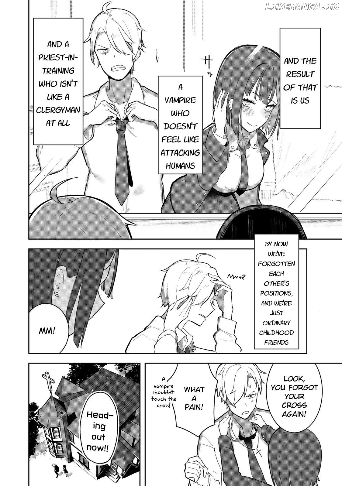 Kyuuketsuki-san wa Chitoraretai Chapter 1 - page 8