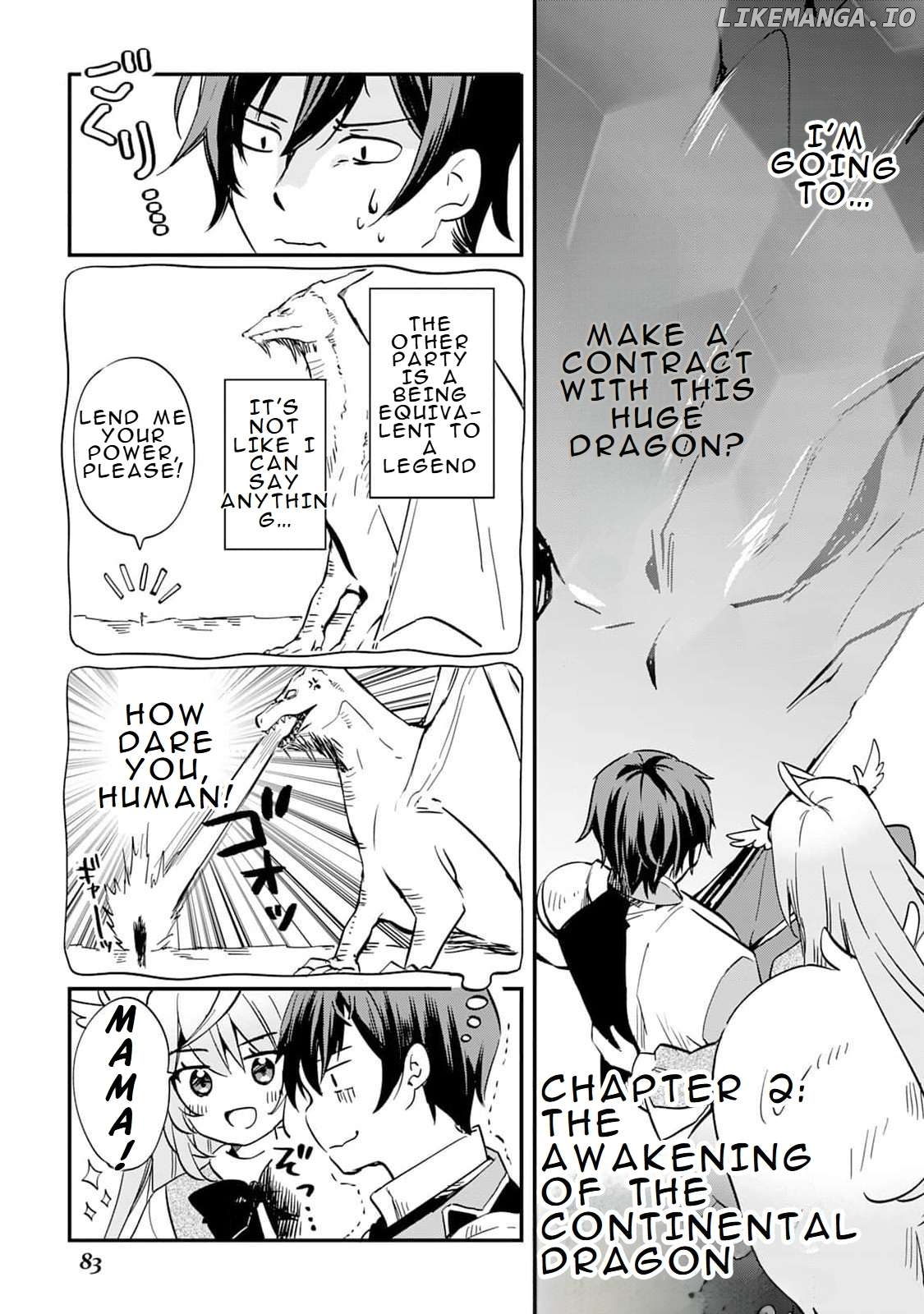 Tokage (Hontou wa Shinryuu) wo Shoukan Shita Seijuu Tsukai, Ryuu no Senaka de Kaitaku Life Chapter 2 - page 2