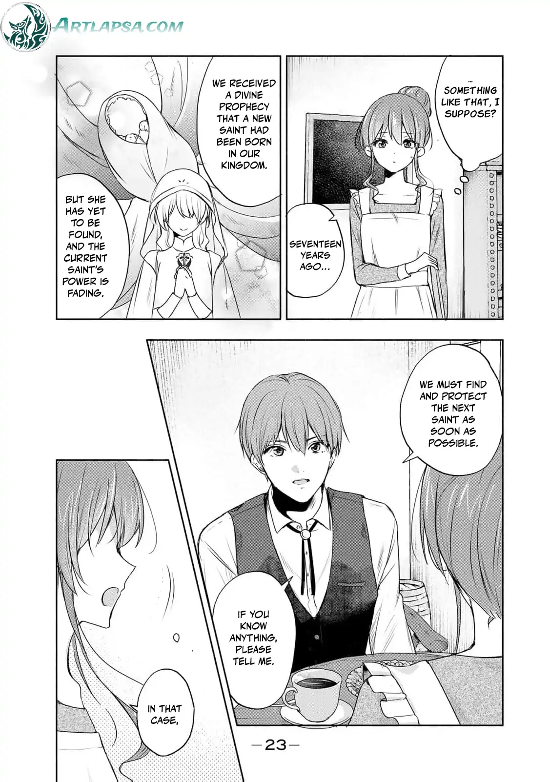 if you’re looking for the saint then my sister is the one you seek Chapter 1 - page 24