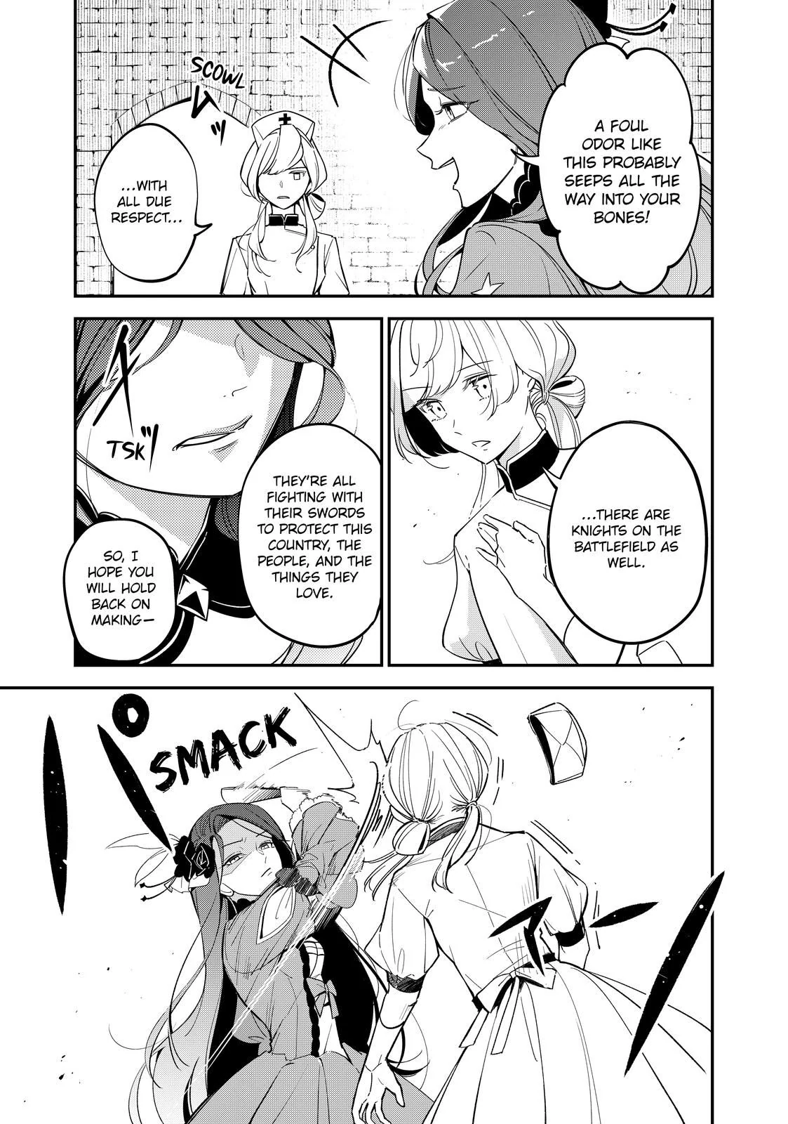 The Battlefield Saint: I Was Made to Marry a Duke Knight in Place of My Little Sister, but I’ve since Found Happiness Chapter 1 - page 5