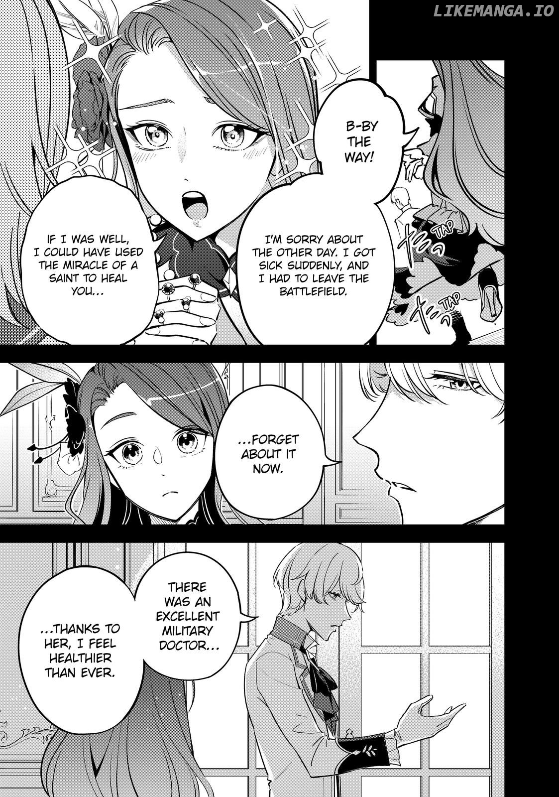 The Battlefield Saint: I Was Made to Marry a Duke Knight in Place of My Little Sister, but I’ve since Found Happiness Chapter 4.1 - page 11