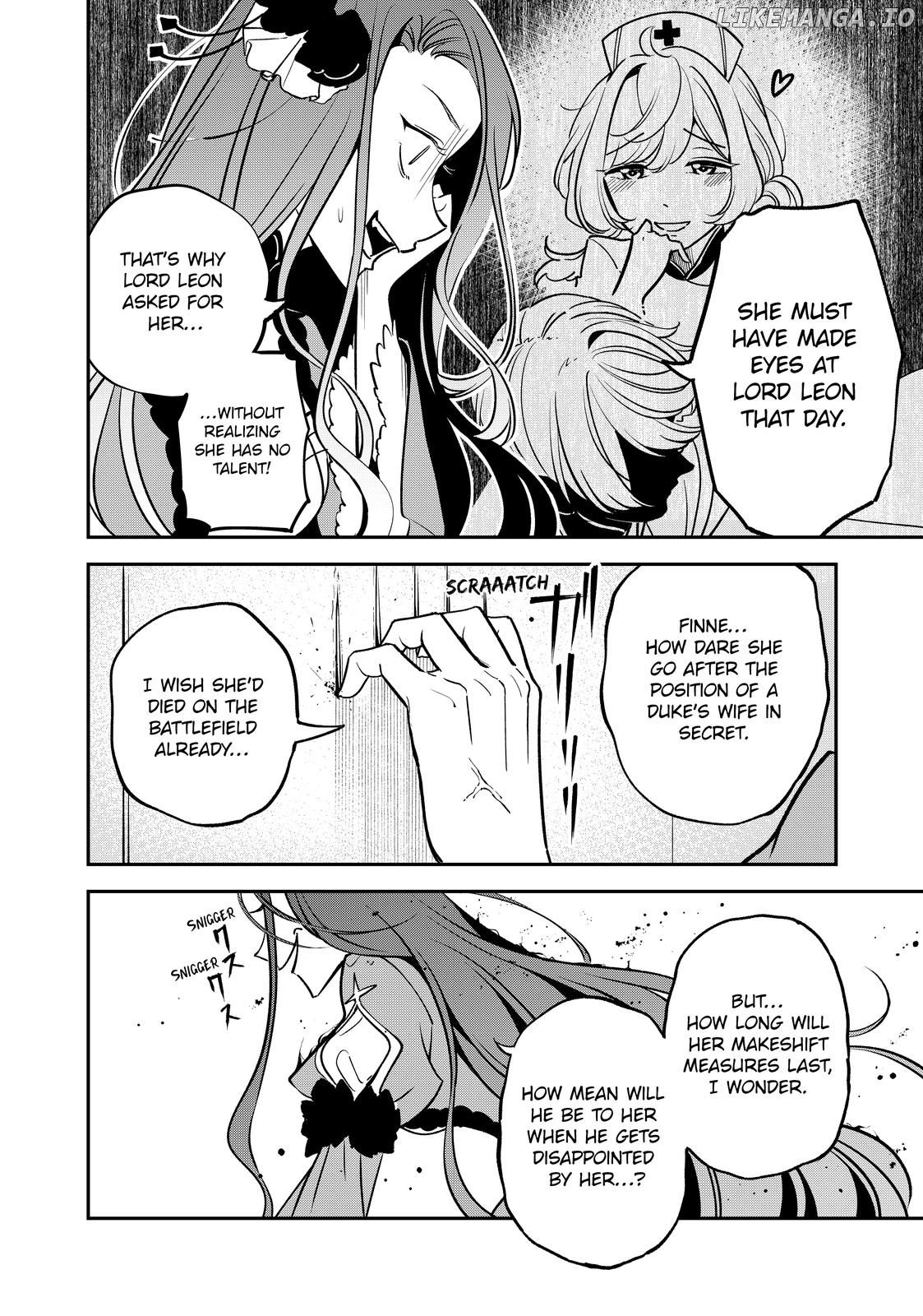 The Battlefield Saint: I Was Made to Marry a Duke Knight in Place of My Little Sister, but I’ve since Found Happiness Chapter 4.2 - page 6