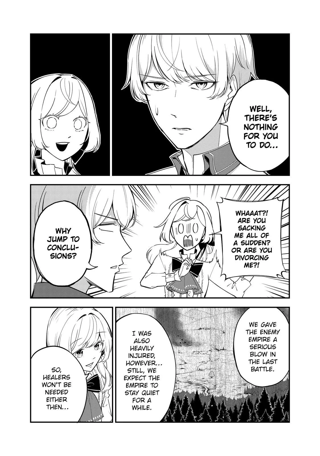 The Battlefield Saint: I Was Made to Marry a Duke Knight in Place of My Little Sister, but I’ve since Found Happiness Chapter 6.1 - page 3