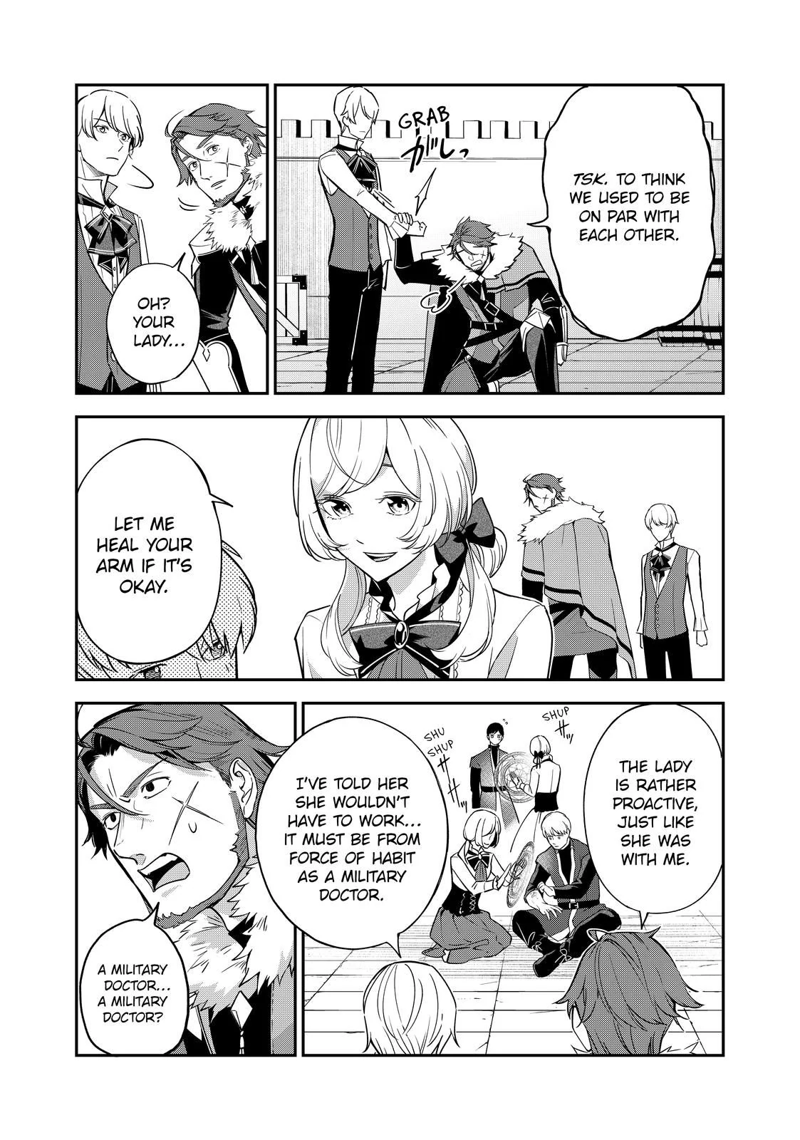 The Battlefield Saint: I Was Made to Marry a Duke Knight in Place of My Little Sister, but I’ve since Found Happiness Chapter 6.2 - page 8