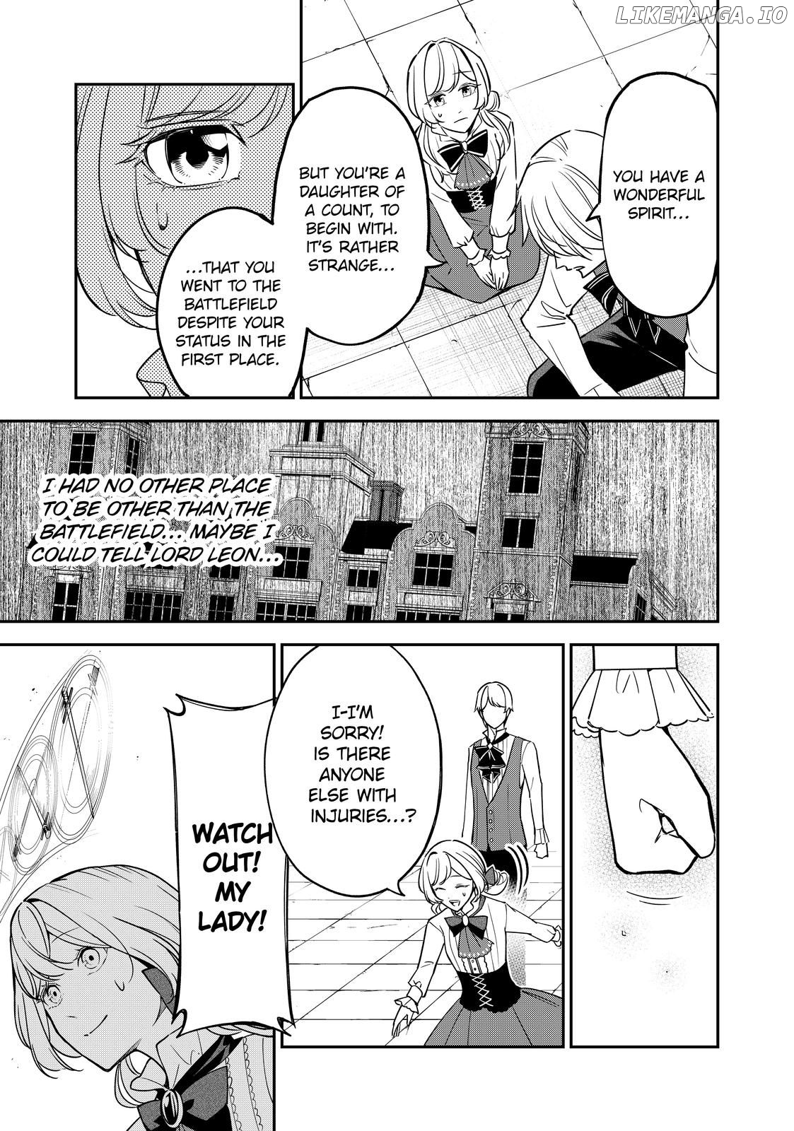 The Battlefield Saint: I Was Made to Marry a Duke Knight in Place of My Little Sister, but I’ve since Found Happiness Chapter 6.3 - page 1