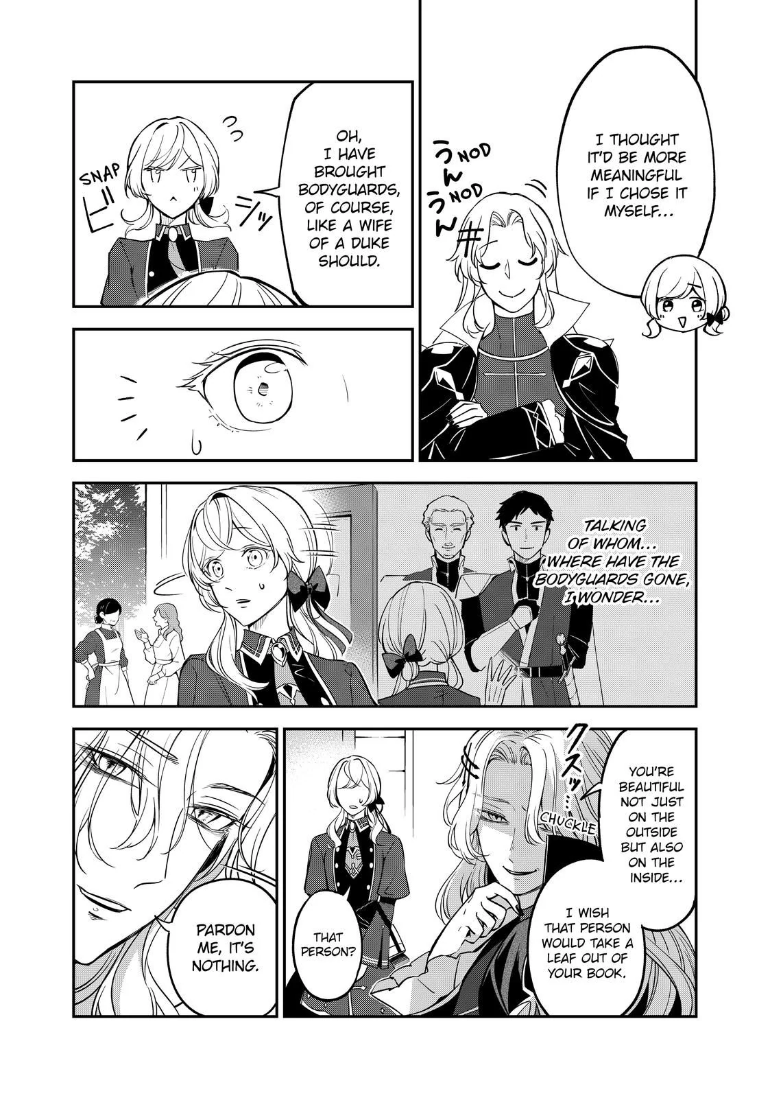 The Battlefield Saint: I Was Made to Marry a Duke Knight in Place of My Little Sister, but I’ve since Found Happiness Chapter 8.1 - page 4