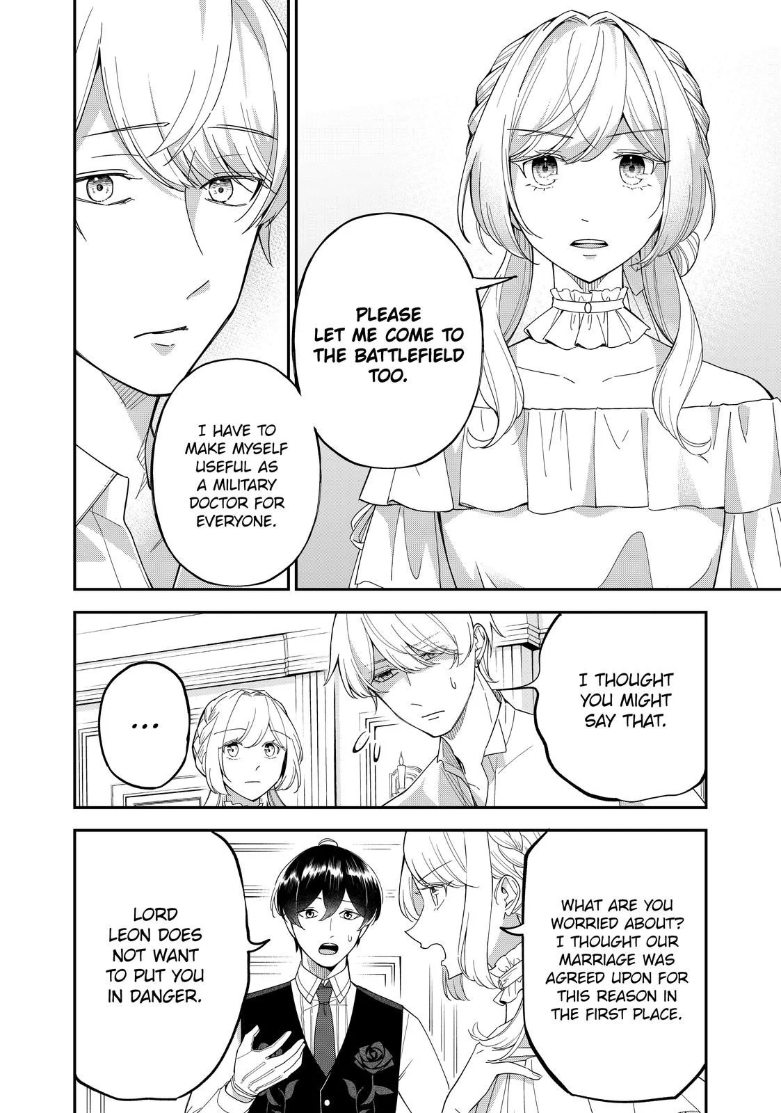The Battlefield Saint: I Was Made to Marry a Duke Knight in Place of My Little Sister, but I’ve since Found Happiness Chapter 13.1 - page 10