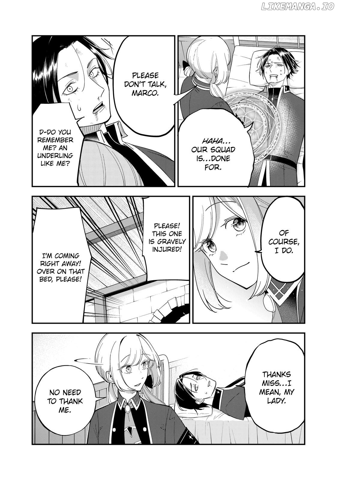 The Battlefield Saint: I Was Made to Marry a Duke Knight in Place of My Little Sister, but I’ve since Found Happiness Chapter 13.3 - page 2