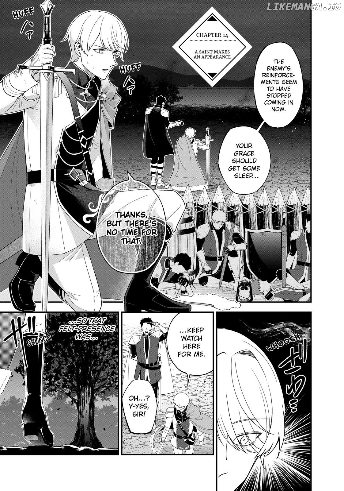 The Battlefield Saint: I Was Made to Marry a Duke Knight in Place of My Little Sister, but I’ve since Found Happiness Chapter 14.1 - page 1