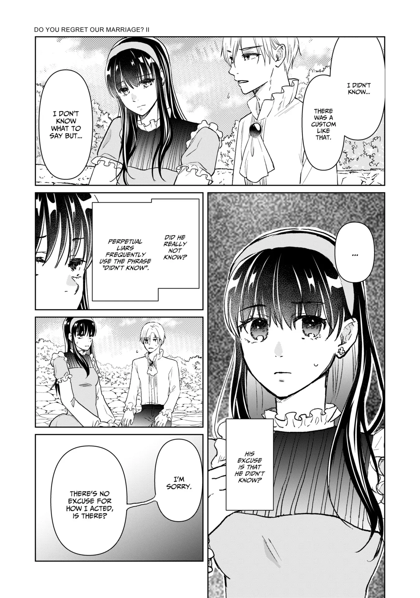 Do You Regret Our Marriage? Chapter 22 - page 6