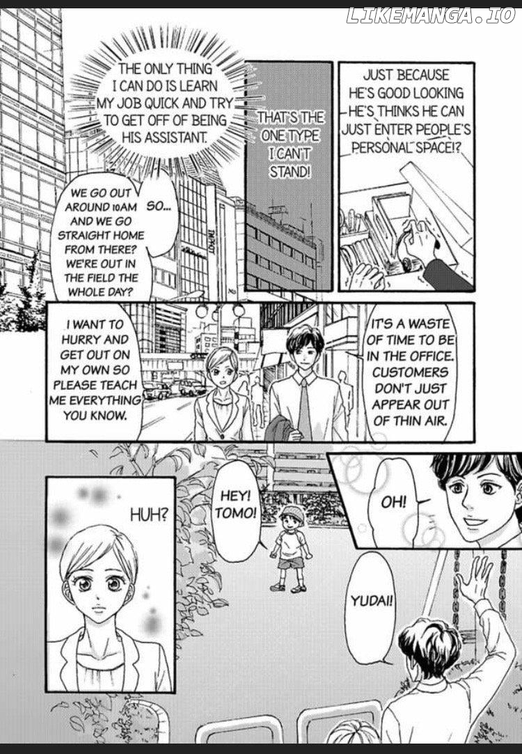 Joushi ga Gomu wo Kuwaetara Futari no Kyori wa 0.01mm Chapter 1 - page 10