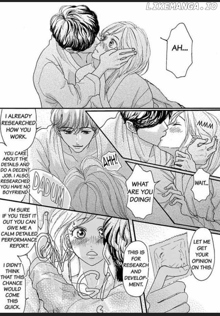 Joushi ga Gomu wo Kuwaetara Futari no Kyori wa 0.01mm Chapter 1 - page 21