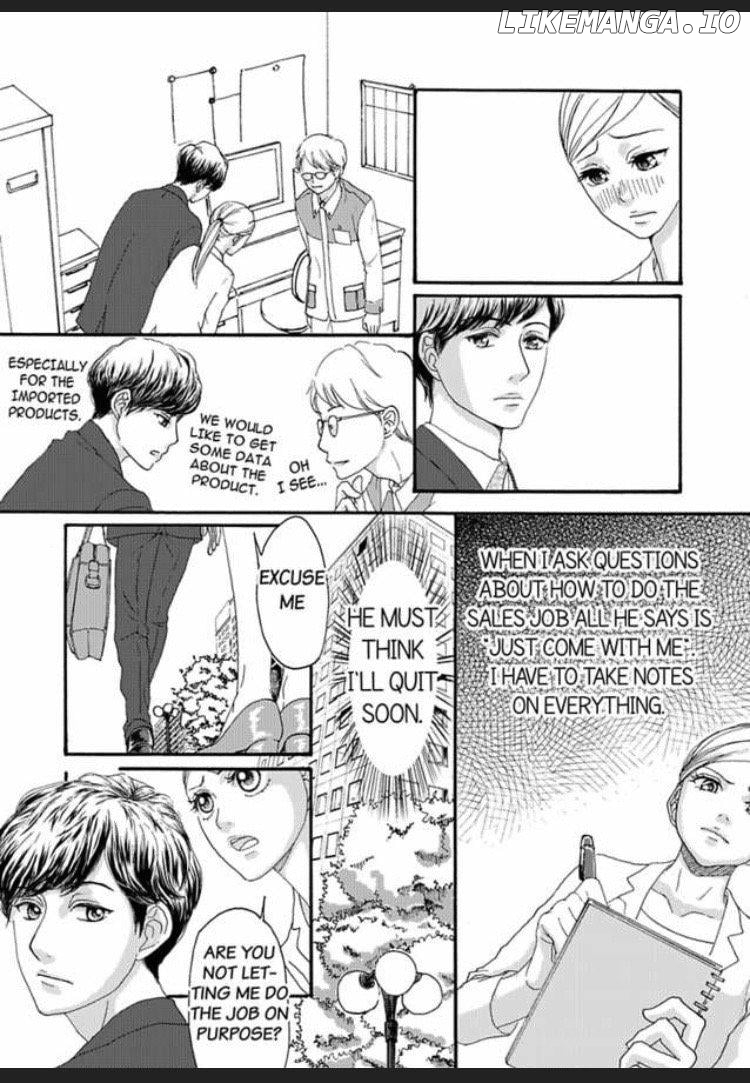 Joushi ga Gomu wo Kuwaetara Futari no Kyori wa 0.01mm Chapter 1 - page 34