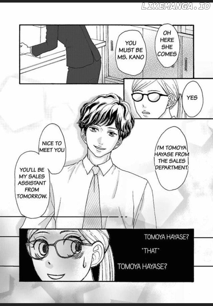 Joushi ga Gomu wo Kuwaetara Futari no Kyori wa 0.01mm Chapter 1 - page 7