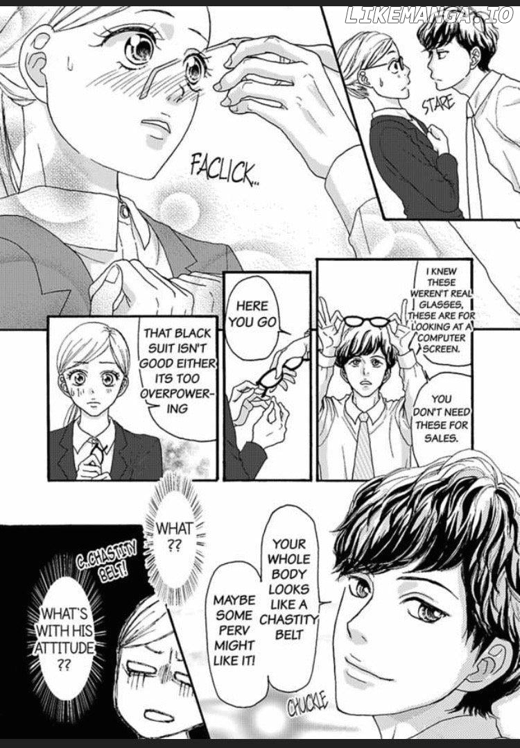 Joushi ga Gomu wo Kuwaetara Futari no Kyori wa 0.01mm Chapter 1 - page 9