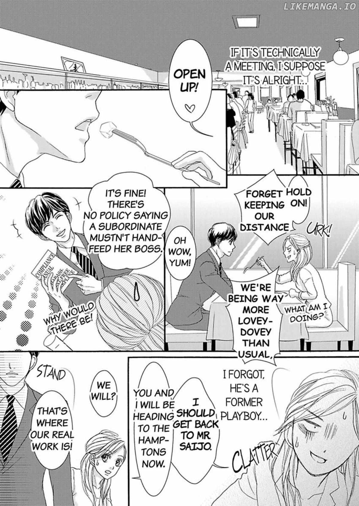 Joushi ga Gomu wo Kuwaetara Futari no Kyori wa 0.01mm Chapter 10 - page 39