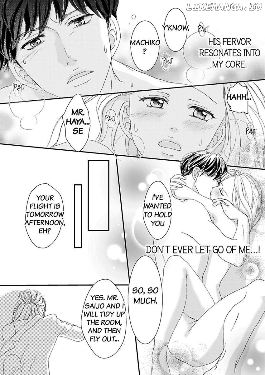 Joushi ga Gomu wo Kuwaetara Futari no Kyori wa 0.01mm Chapter 11 - page 24