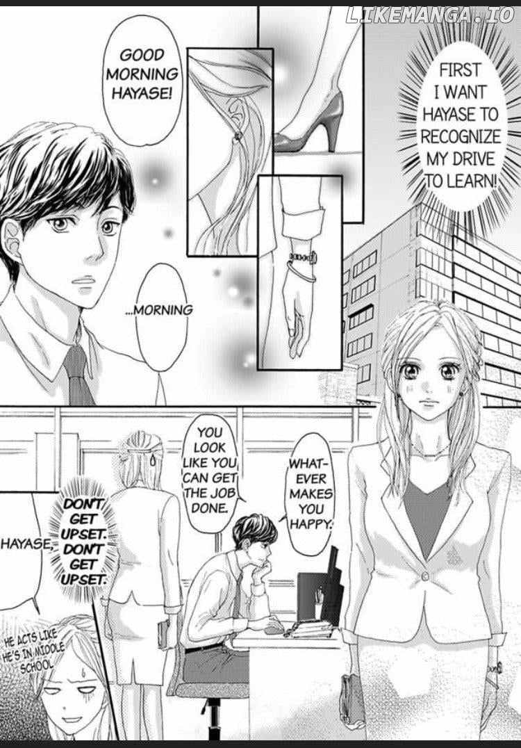 Joushi ga Gomu wo Kuwaetara Futari no Kyori wa 0.01mm Chapter 2 - page 8