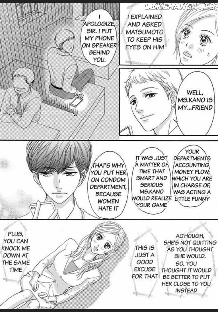 Joushi ga Gomu wo Kuwaetara Futari no Kyori wa 0.01mm Chapter 3 - page 37
