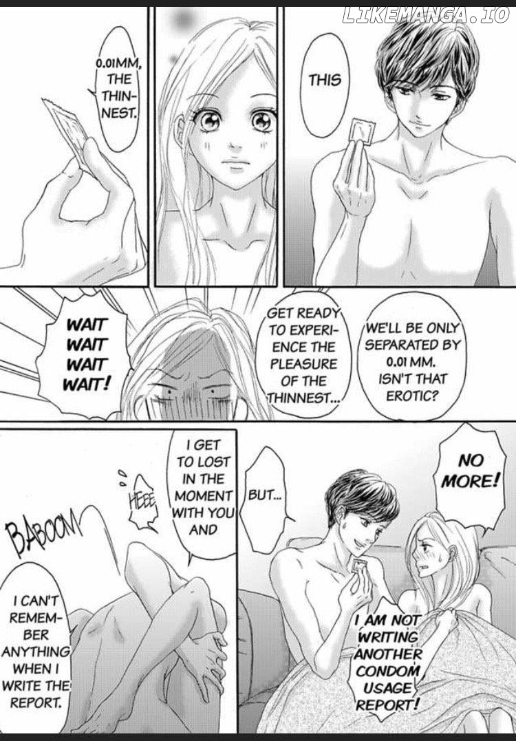 Joushi ga Gomu wo Kuwaetara Futari no Kyori wa 0.01mm Chapter 3 - page 44