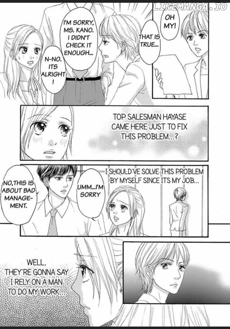 Joushi ga Gomu wo Kuwaetara Futari no Kyori wa 0.01mm Chapter 4 - page 16