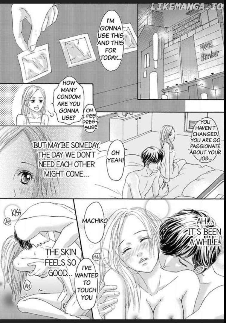Joushi ga Gomu wo Kuwaetara Futari no Kyori wa 0.01mm Chapter 4 - page 18