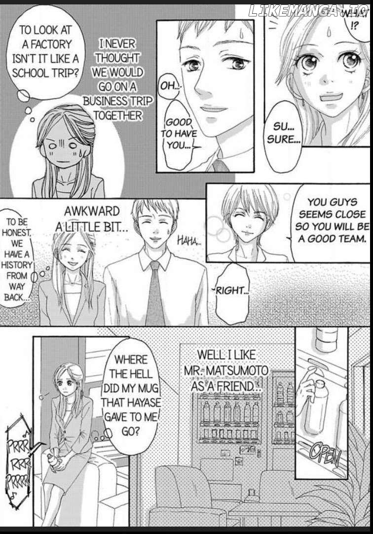 Joushi ga Gomu wo Kuwaetara Futari no Kyori wa 0.01mm Chapter 4 - page 28