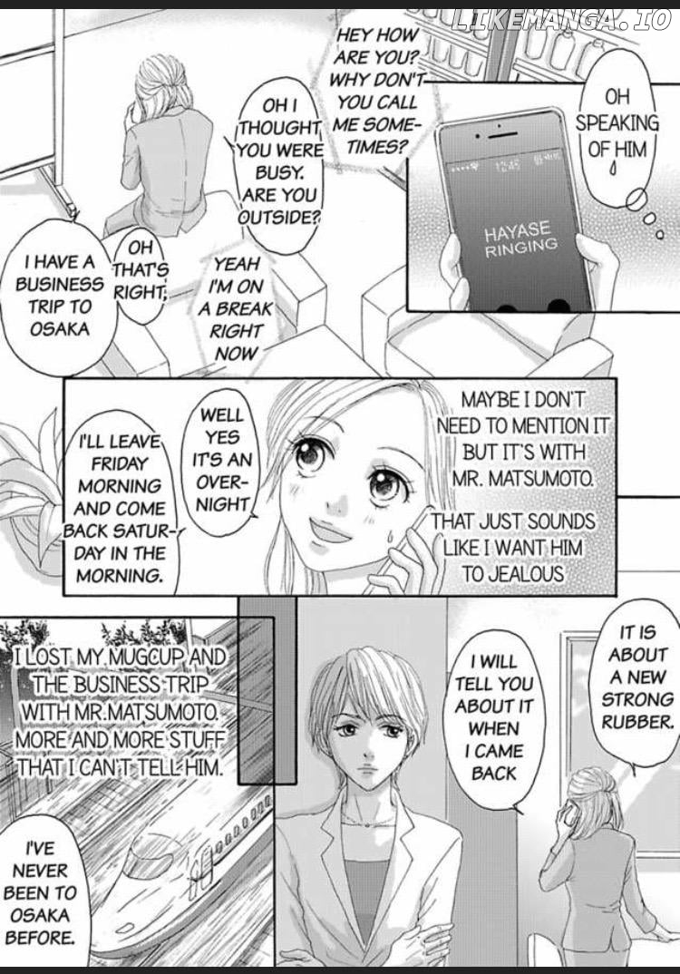 Joushi ga Gomu wo Kuwaetara Futari no Kyori wa 0.01mm Chapter 4 - page 29
