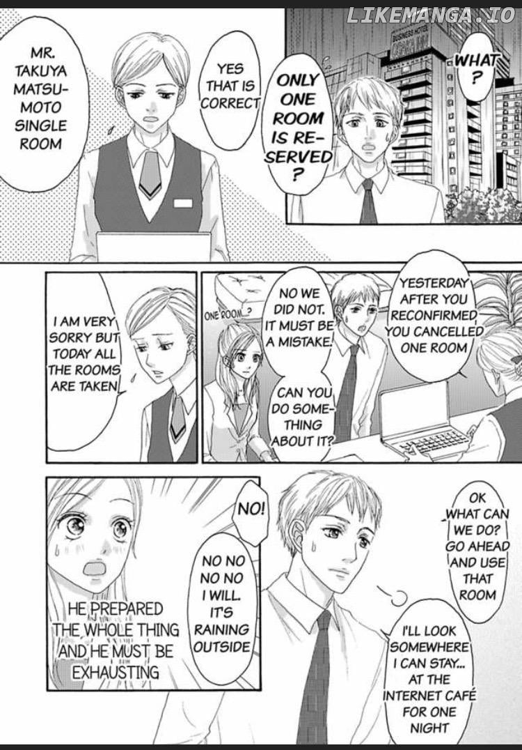 Joushi ga Gomu wo Kuwaetara Futari no Kyori wa 0.01mm Chapter 4 - page 35