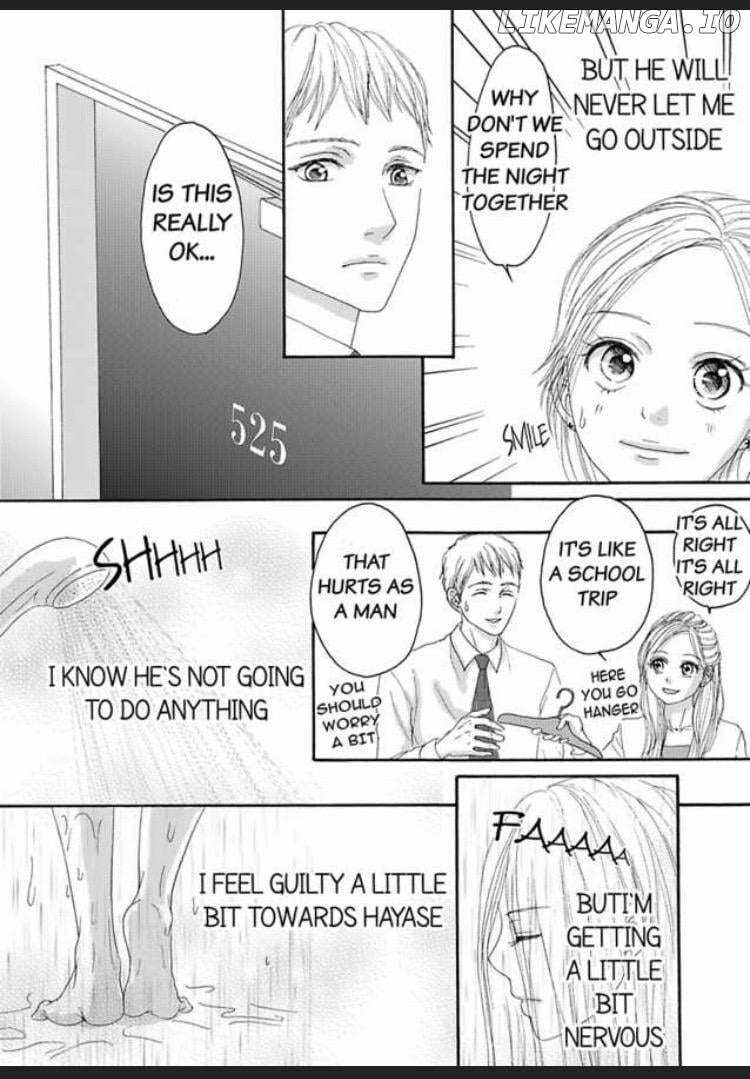 Joushi ga Gomu wo Kuwaetara Futari no Kyori wa 0.01mm Chapter 4 - page 36