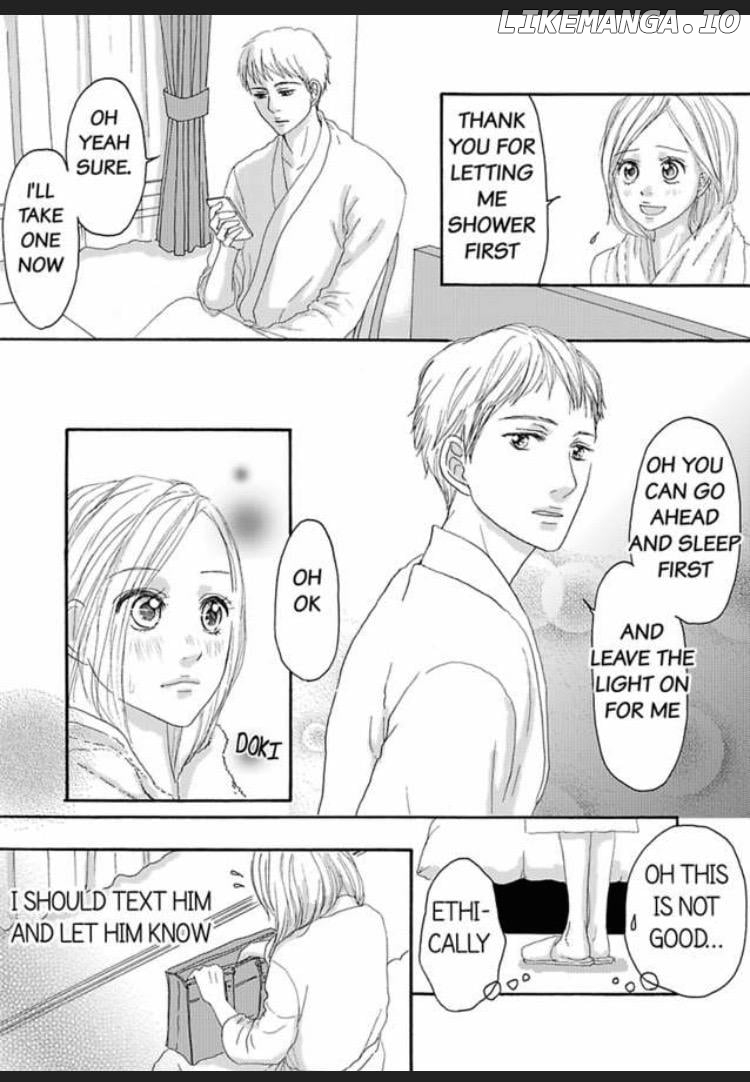 Joushi ga Gomu wo Kuwaetara Futari no Kyori wa 0.01mm Chapter 4 - page 37