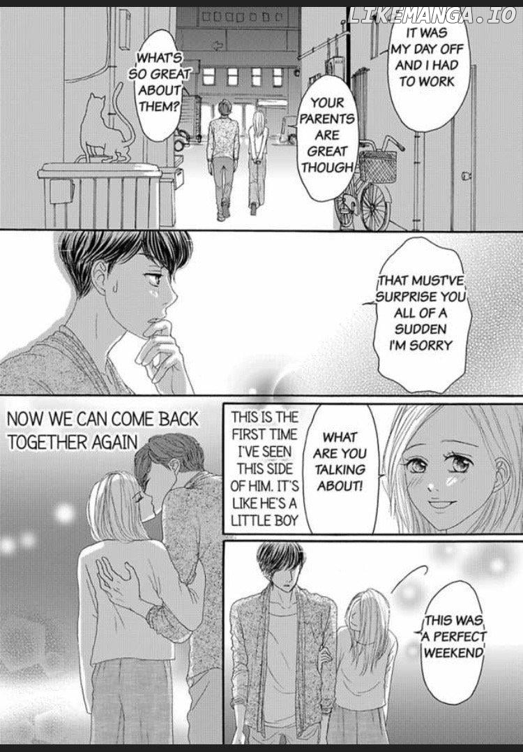 Joushi ga Gomu wo Kuwaetara Futari no Kyori wa 0.01mm Chapter 5 - page 32