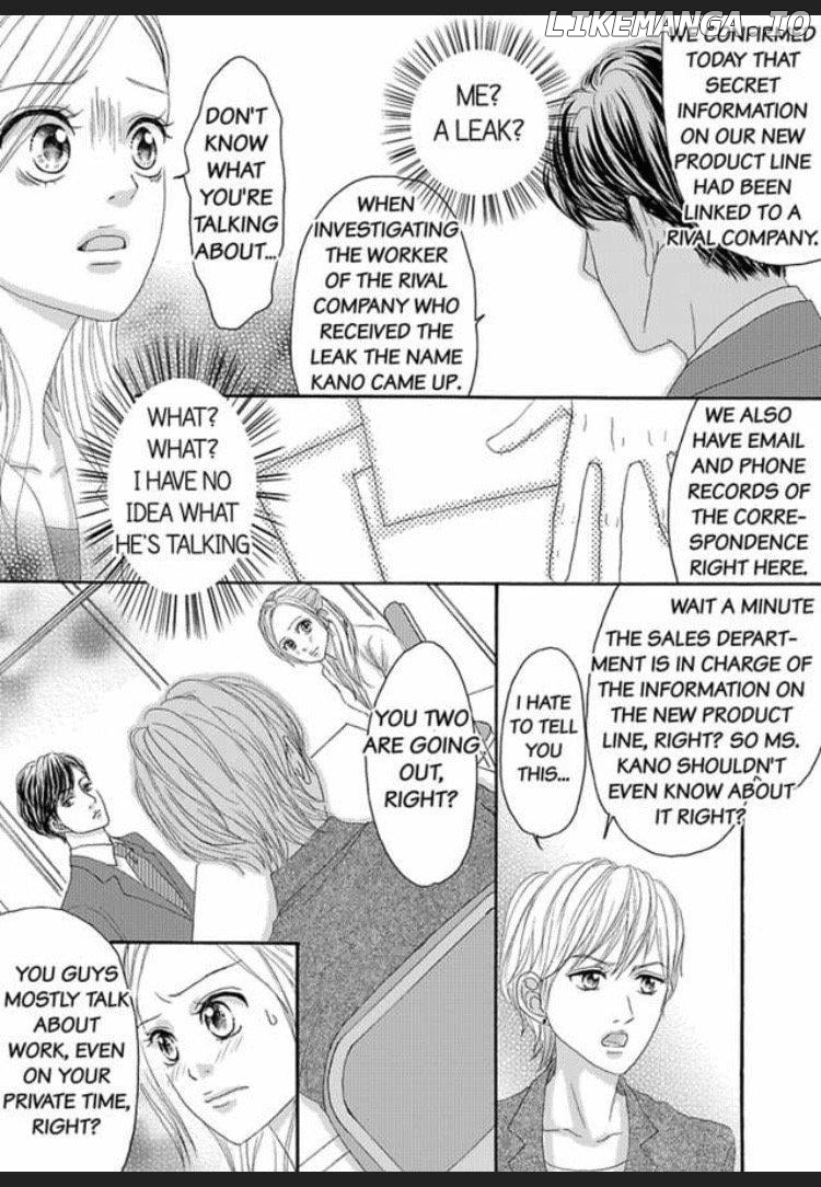Joushi ga Gomu wo Kuwaetara Futari no Kyori wa 0.01mm Chapter 5 - page 35