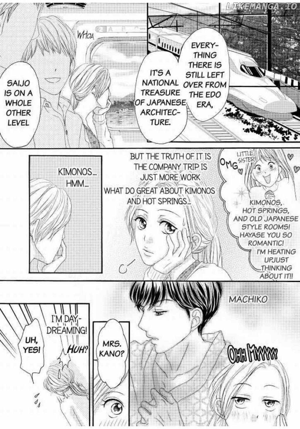 Joushi ga Gomu wo Kuwaetara Futari no Kyori wa 0.01mm Chapter 8 - page 2